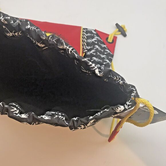 NEW Disney Nightmare Before Christmas Jack Pull String Bag Zip Pocket Backpack - Picture 9 of 9